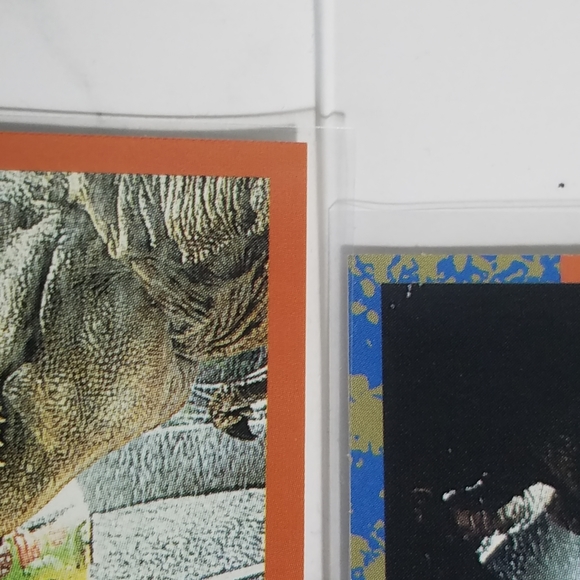 Vintage JP Topps Trading Cards Lot of 10 Jurassic Park Movie Cards Lot #12 - Picture 4 of 9